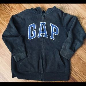 Dark gray GAP hoodie size kids med